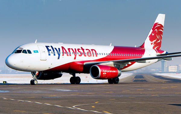 Самолёт FlyArystan не смог с первого раза сесть в аэропорту Астаны